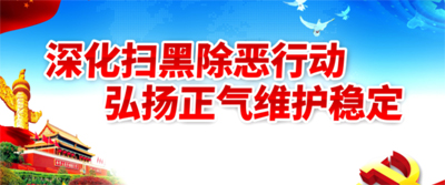 深化扫黑除恶行动 弘扬正气维护稳定